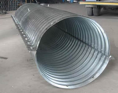 Semi-circular Metal Culvert Pipe