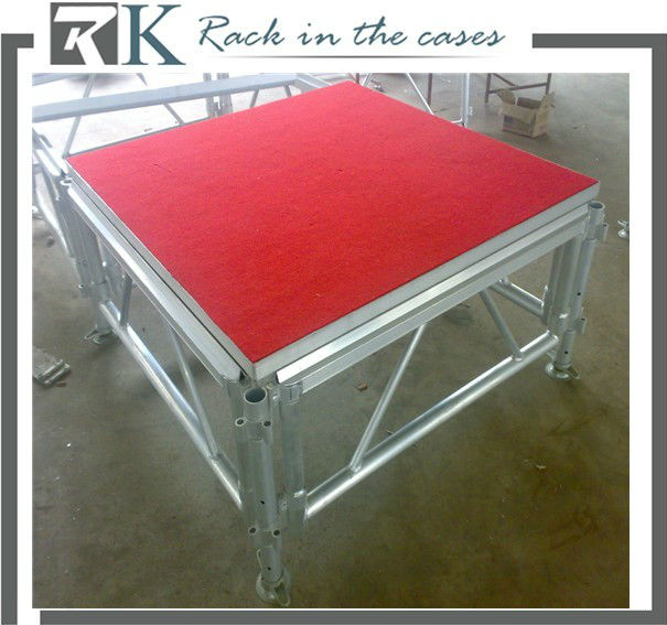 RK portable stage system folding portable stage system for school choral/concert/events