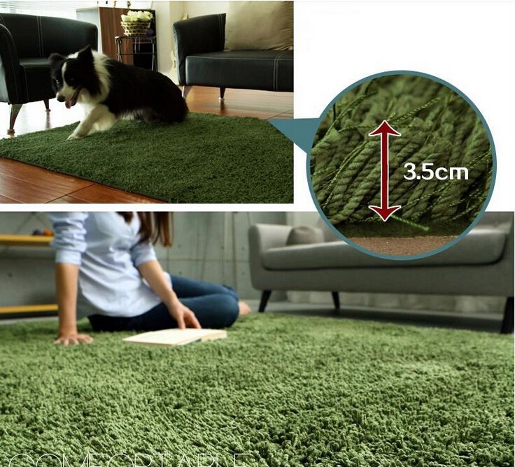 Modern Shag Area Rugs Living Room Carpet Bedroom Rug for Children Play