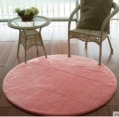 Fuzzy Floor Cushion Mat Pad Bedroom Decoration Footcloth Rug