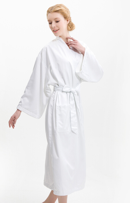 white kimono microfiber plush with terry inside contain 100%cotton natural material hot sale around world for beautiful women