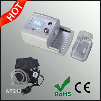 Auto CPAP/BiPAP/CPAP Breathing Apparatus with CPAP Mask