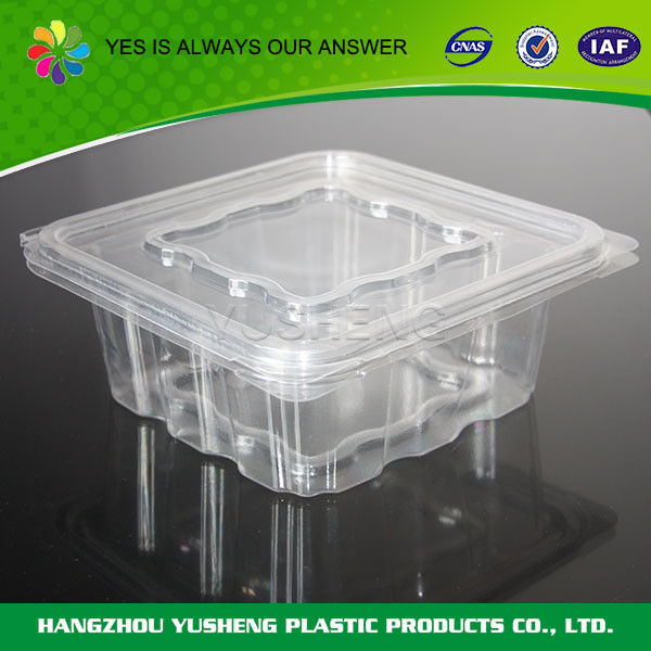 Custom Disposable Plastic Food Containers Clear Salad Packing