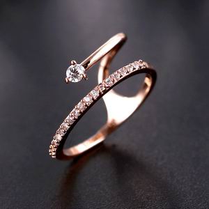 Zircon Copper Ring  GSJ0006	