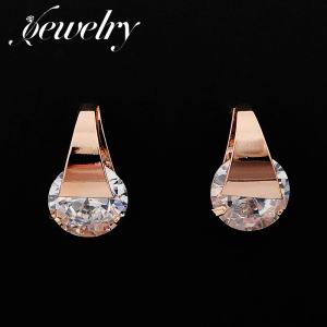 Zircon Copper Earrings  TE0015