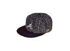 Adult Men Cool Six panel Baseball Cap with rubber label , Sport Snapback Cap