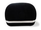 Black classy square velvet jewelry customized gift boxes for necklace / earring