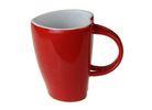 Red heart shape stoneware unique Ceramic mug for Valentine& acute;s Day gift