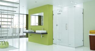 XUTE400 Hinge Door With 2 Inline Panels & Side Panel