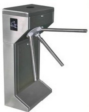 ISG-238D Automated waist high Tripod Turnstile Gate Pedestrian access control barriers with rotation pan