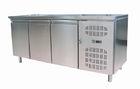 400LCommercial Kitchen Under Counter Chiller 3 Door With Drawers GN3100TN