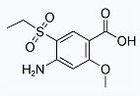 Pharmaceutical Intermediates 2-methoxy-4-amino-5-ethylsulsulphonyl benzoic acid cas no 71675-87-1