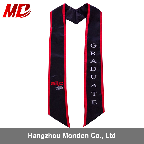 Custom-Made Graduation Sash with Trim