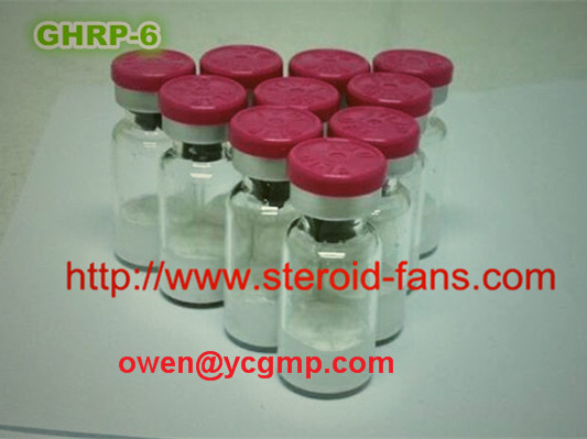 GHRP-6 lyophilized Growth hormone releasing peptide owen@ycgmp.com