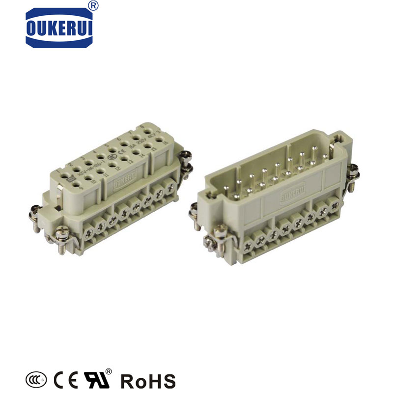 oukerui heavy duty connector insert HZW-HA-016-M/F