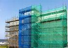 Dark Green Construction Safety Netting For Scaffolding , HDPE Building Net 35gsm - 300gsm