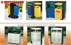 Galvanized Trash Can   Pull Out Park Trash Cans Recycling For Amusement Park