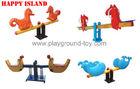 LLDPE Seesaw Playground Equipment , Playground Equipment Seesaw For Kids