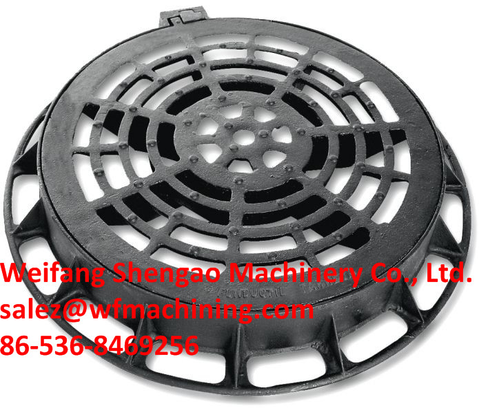 Drainage System Cast Iron Manhole Covers with Resin Casting Process