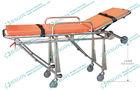 Emergency stainless steel ambulance foldable stretcher for hospital , Clinic , Medical