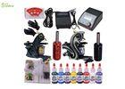 8 Color Ink Starter Tattoo Kits With Sterile Tattoo Needles Rotary Machine