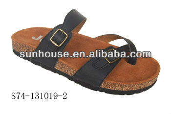 leather slippers for men Men Leather Slippers