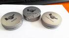 Small Lip Balm Round Tin Box For Cream Mint , Screw Top Round Tin Cans Shoe Polish