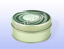 Printed Gift Tin Can For Watch Soap Washing Powder Storage , Window Round Tin Cans