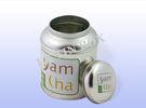 Custom Loose Green Oolong Tea Tin Container Storage Box Airtight CMYK offset printing