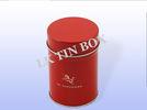 Chocolate Wedding Candy Gift Tin Box , Round Metal Tins D61x75 mm