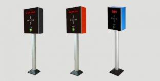 Waterproof Orange RS-485 Smart Car Parking Entrance Control Terminal FJC-T12