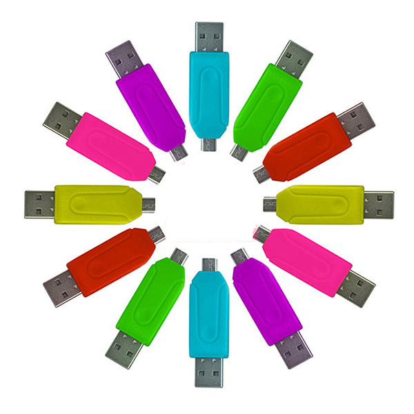 Large capacity fast read otg card reader