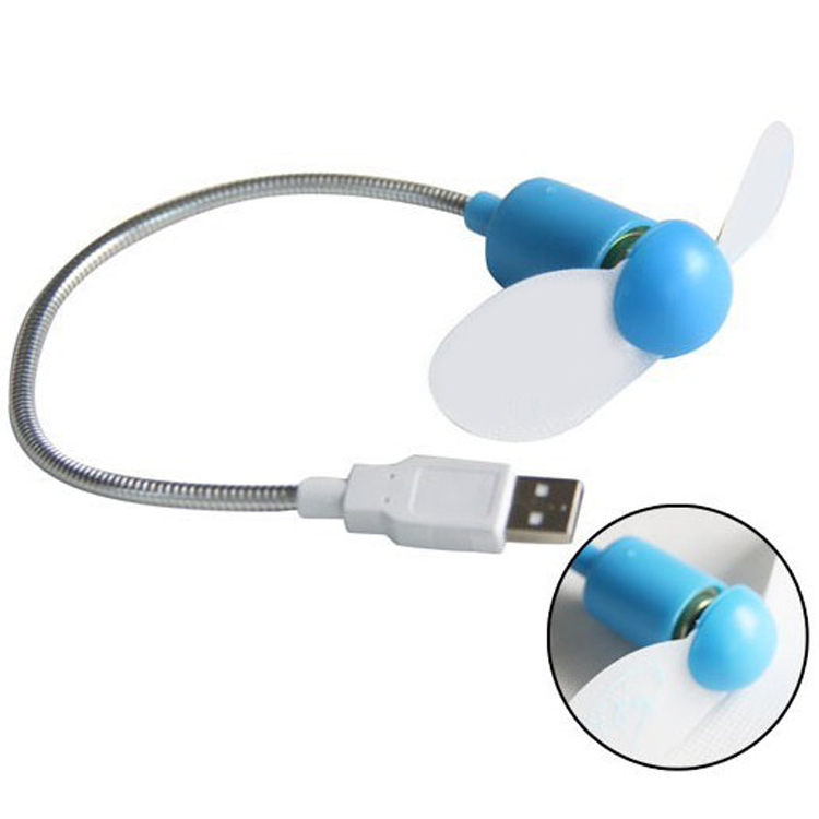 Noise cancelling 360 degree rotation Mini USB fans for hot summer
