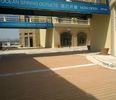 Durable Brown Composite Decking / WPC Deck Flooring With High Impact Resistant