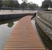 Anti Acid / Alkali Commercial WPC Deck Flooring With CE ASTM ROHS ISO