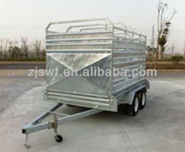 straight deck cattle trailer Cattle Crate Trailer