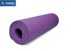 Single Layer TPE Yoga Mat Non - Toxic For Training 72*24 Inch , Yoga Travel Mats