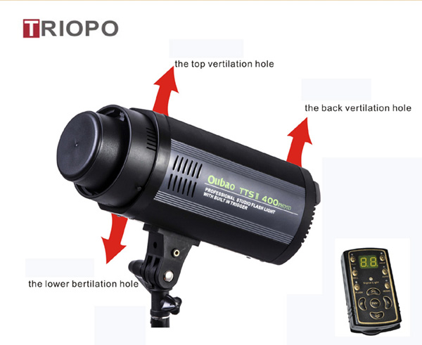 OUBAO TTS series Professional Studio Flash Light, Strobe, Studio Equipment, Photographic Equipment with remote control