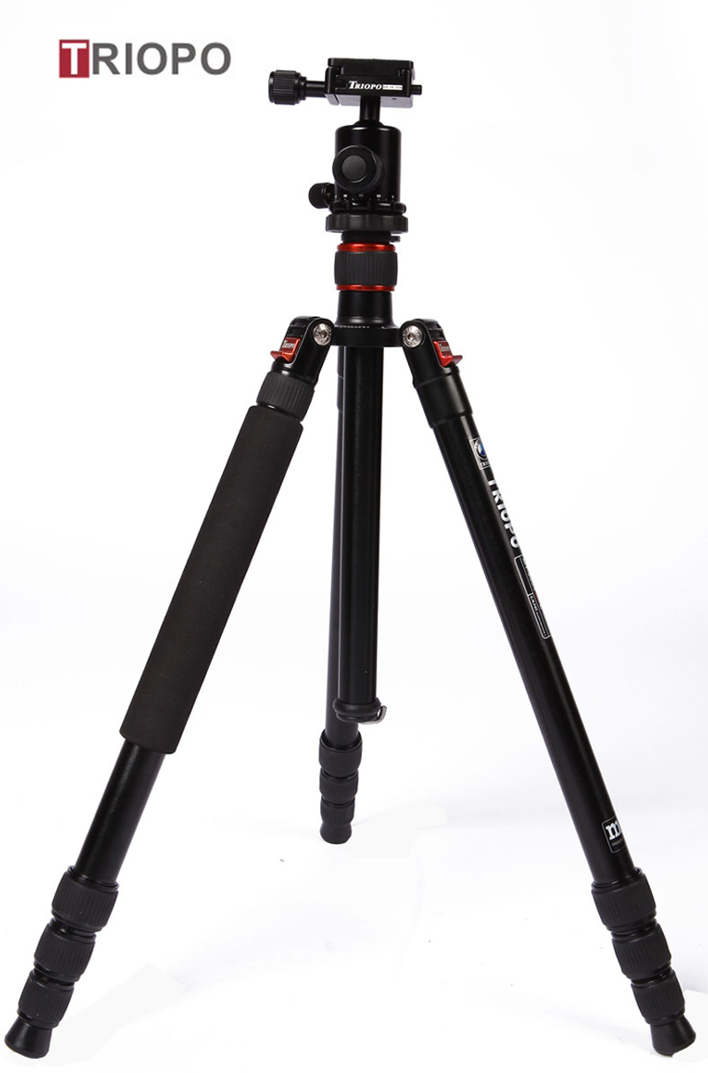 TRIOPO MT-2504X8.C+NB-1S tripod kit ,aluminium alloy tripod and SLR camera  tripod with monopod for Nikon,Canon,Sony,Pentax 