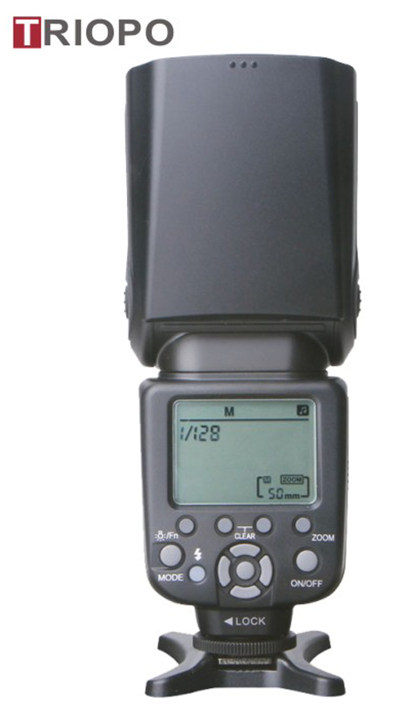 TRIOPO TR-982II camera flash light ,speedlite with TTL , master and slave function ,wireless function  and auto zoom for NIkon and Canon