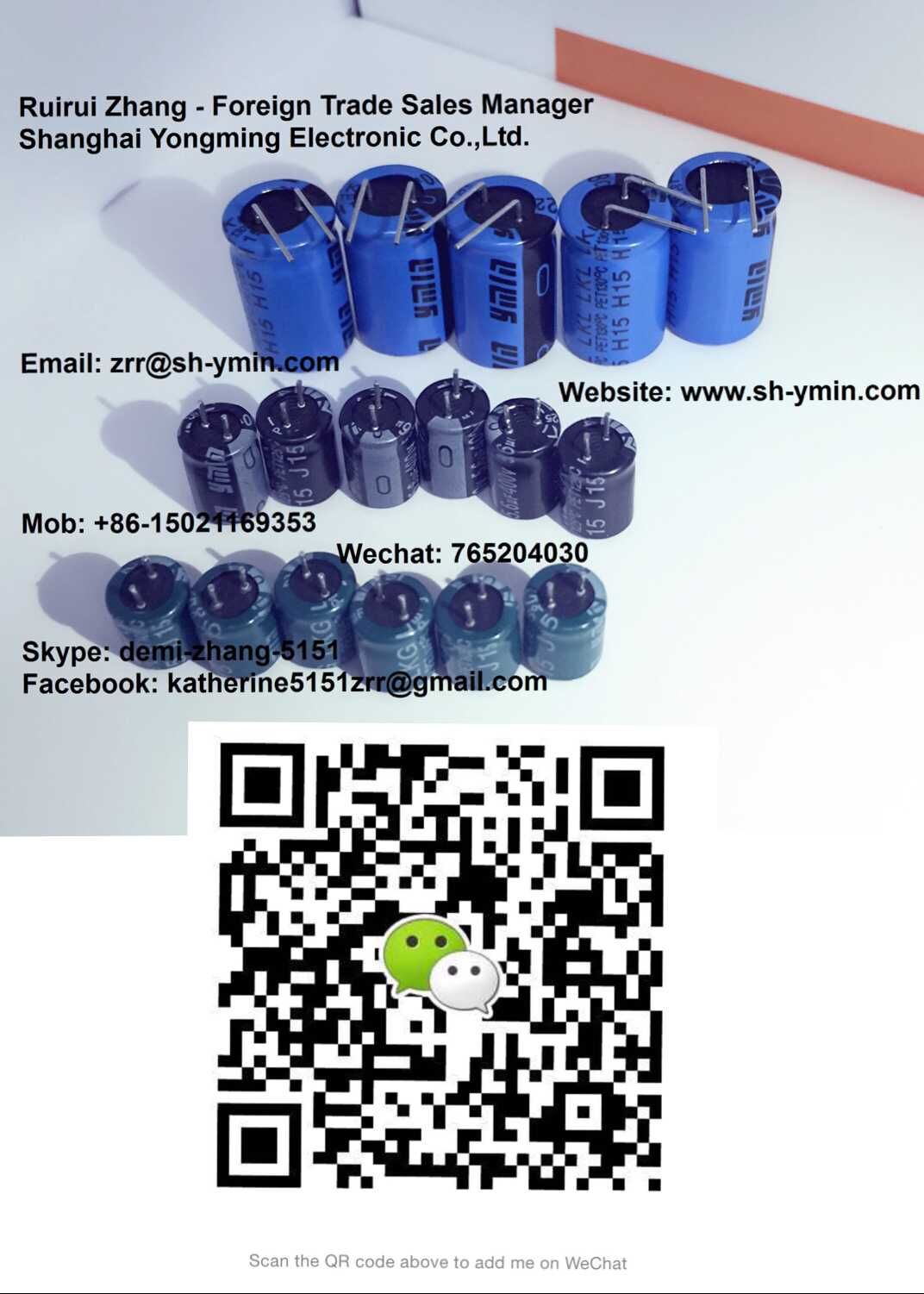 low leakage current miniature aluminum electrolytic capacitor 
