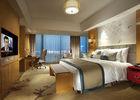 Fashion Double Bed Commercial Hotel Bedroom Furniture Shiny Finished