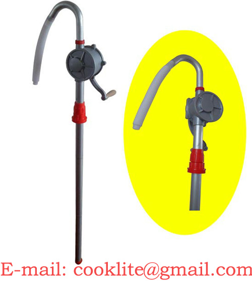 Aluminum Rotary Hand Pump / Aluminum Rotary Barrel Pump / Aluminum Rotary Drum Pump