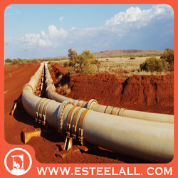 ssaw lsaw api5l welded steel onshore gas pipe