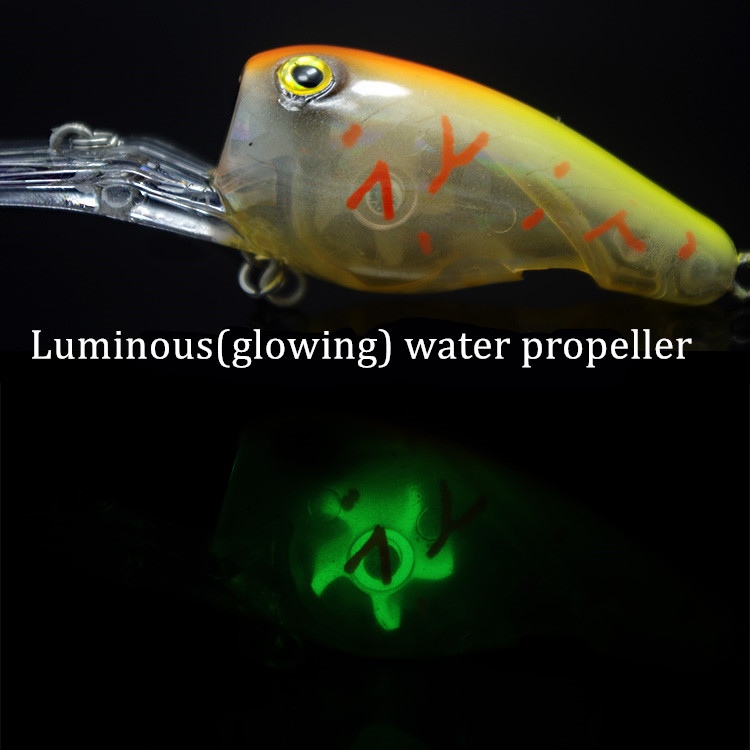 Top high quality ABS plastic ball fishing lure wobbler lures with Mustad hook