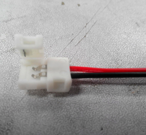 2pin 3pin White/black Shell Waterproof Plastic Connectors With 0.5mm? Copper Cables