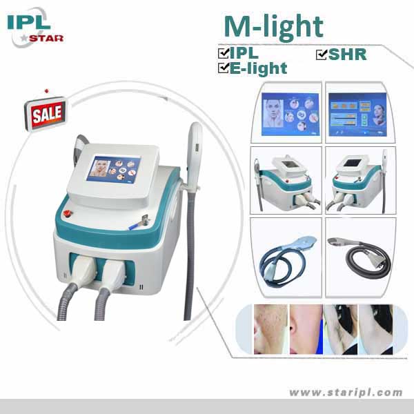 Portable shr ipl elight hair removal skin rejuvanation machine with FDA CE