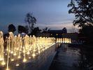 Color Changing  Floor Water Fountains Boy And Girl Water Fountain Malaysia Project