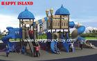 Red Blue Yellow  Outdoor Playground Equipment For Park  1040 x 550 x 540