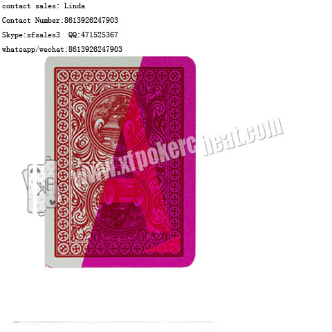 Plastic Invisible Playing Cards Modiano Ramino Golden Trophy Poker Cheat 